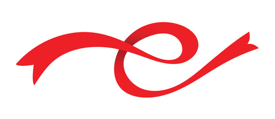 e letter logo. e letter and ribbons