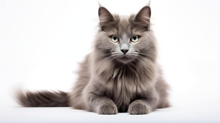 Fototapeta premium cat, Nebelung cat in sitting position
