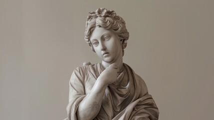 a statue of a woman