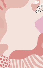 Abstract background poster. Good for fashion fabrics, postcards, email header, wallpaper, banner, events, covers, advertising, and more. Valentine's day, women's day, mother's day background.