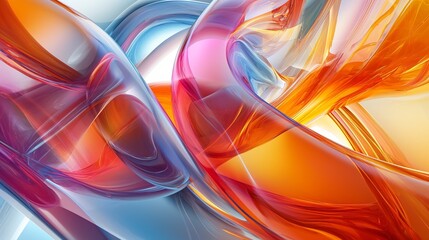 Close-Up of Colorful Abstract Design