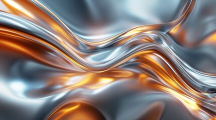 Abstract Silver and Gold Background