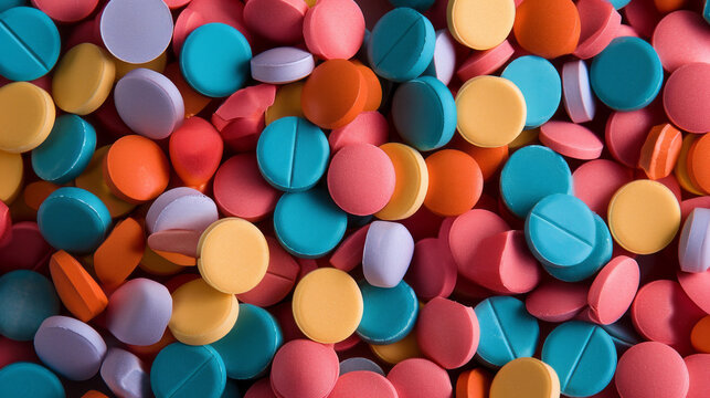 Bunch of ecstasy pills
