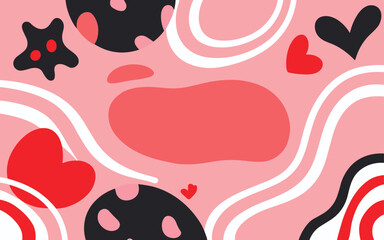 Abstract background poster. Good for fashion fabrics, postcards, email header, wallpaper, banner, events, covers, advertising, and more. Valentine's day, women's day, mother's day background.