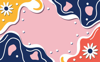 Abstract background poster. Good for fashion fabrics, postcards, email header, wallpaper, banner, events, covers, advertising, and more. Valentine's day, women's day, mother's day background.