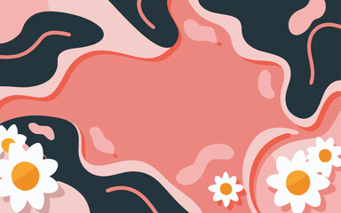 Abstract background poster. Good for fashion fabrics, postcards, email header, wallpaper, banner, events, covers, advertising, and more. Valentine's day, women's day, mother's day background.