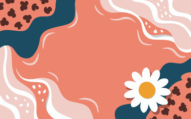 Abstract background poster. Good for fashion fabrics, postcards, email header, wallpaper, banner, events, covers, advertising, and more. Valentine's day, women's day, mother's day background.