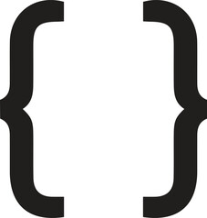 Programmer code logo, graphic design vector