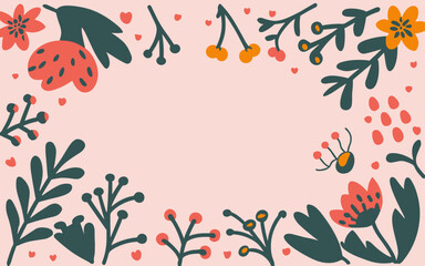 Abstract background poster. Good for fashion fabrics, postcards, email header, wallpaper, banner, events, covers, advertising, and more. Valentine's day, women's day, mother's day background.