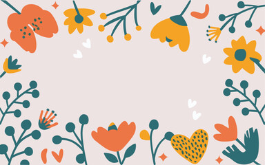 Abstract background poster. Good for fashion fabrics, postcards, email header, wallpaper, banner, events, covers, advertising, and more. Valentine's day, women's day, mother's day background.