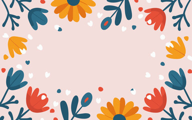 Abstract background poster. Good for fashion fabrics, postcards, email header, wallpaper, banner, events, covers, advertising, and more. Valentine's day, women's day, mother's day background.