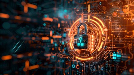 Secure Matrix: The Futuristic Lock Safeguarding Cyber Realms