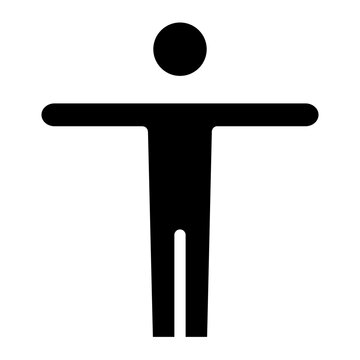 recommend clip art: man icon, stick figure people isolated silhouettes,