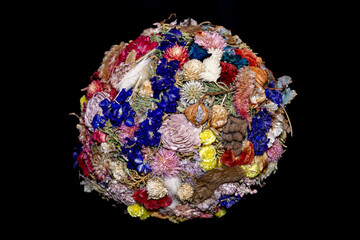 Neat and nice dried flower decorations.