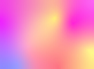 Rainbow abstract pastel gradient background with blur effect. Vector banner wallpaper texture.