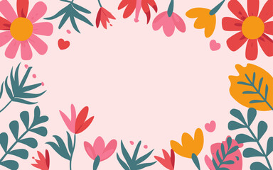 Abstract background poster. Good for fashion fabrics, postcards, email header, wallpaper, banner, events, covers, advertising, and more. Valentine's day, women's day, mother's day background.