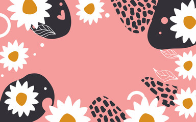 Abstract background poster. Good for fashion fabrics, postcards, email header, wallpaper, banner, events, covers, advertising, and more. Valentine's day, women's day, mother's day background.