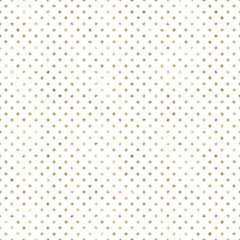 Golden polka dots seamless pattern. Luxury festive geometric background.