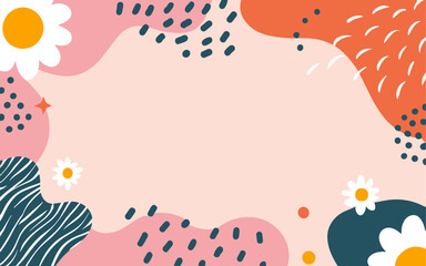 Abstract background poster. Good for fashion fabrics, postcards, email header, wallpaper, banner, events, covers, advertising, and more. Valentine's day, women's day, mother's day background.