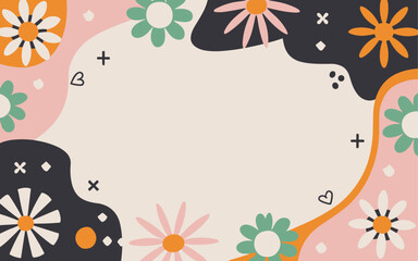 Abstract background poster. Good for fashion fabrics, postcards, email header, wallpaper, banner, events, covers, advertising, and more. Valentine's day, women's day, mother's day background.