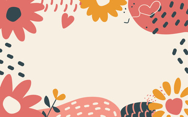 Abstract background poster. Good for fashion fabrics, postcards, email header, wallpaper, banner, events, covers, advertising, and more. Valentine's day, women's day, mother's day background.