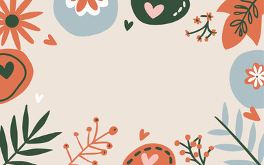 Abstract background poster. Good for fashion fabrics, postcards, email header, wallpaper, banner, events, covers, advertising, and more. Valentine's day, women's day, mother's day background.