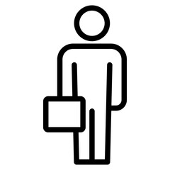 businessman with briefcase