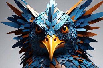 Abstract eagle image