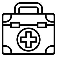 Emergency Kit Icon Element For Design
