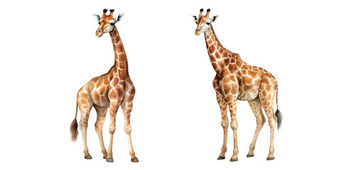 watercolor of giraffe © Finkha