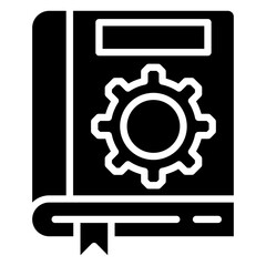 Training Manual Icon Element For Design