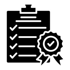 Compliance Check Icon Element For Design