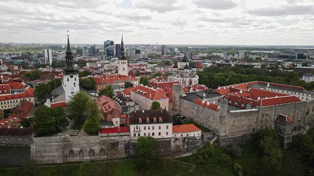 Tallinna old town view