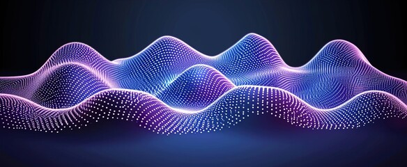 abstract glowing lines