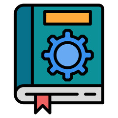 Training Manual Icon Element For Design