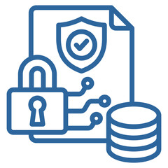 Obraz premium Data Encryption Icon Element For Design