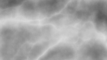 Black and white cloud pattern background with lightning motif