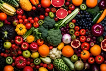Fotobehang fruit and vegetable © Aqsa