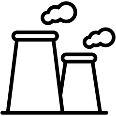 Brick Tower Vector Icon