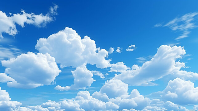 blue sky with clouds high definition(hd) photographic creative image
