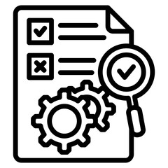 Project Management Icon Element For Design