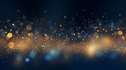 Abstract glitter lights background. Blurred bokeh effect
