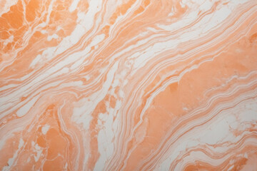 Fototapeta premium Abstract peach fuzz marbleized stone marble granite texture background