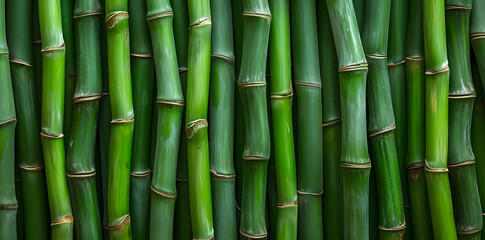 Background green bamboo texture
