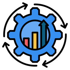 Productivity Icon Element For Design