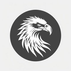 Bird Eagle. Logo illustration of a Eagle. Eagle emblem, icon, logotype,decal, print.