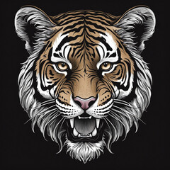 Tiger Logo Illustration Version 2