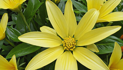 Obraz premium Enchanting yellow bloom adds beauty to a natural bouquet