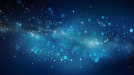 Fototapeta premium Festive decorative glitter lights background banner. Colorful abstract background with glitter