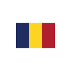 Flag of Chad vector symbol